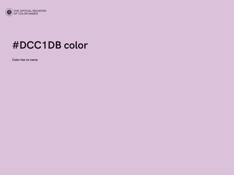 #DCC1DB color image