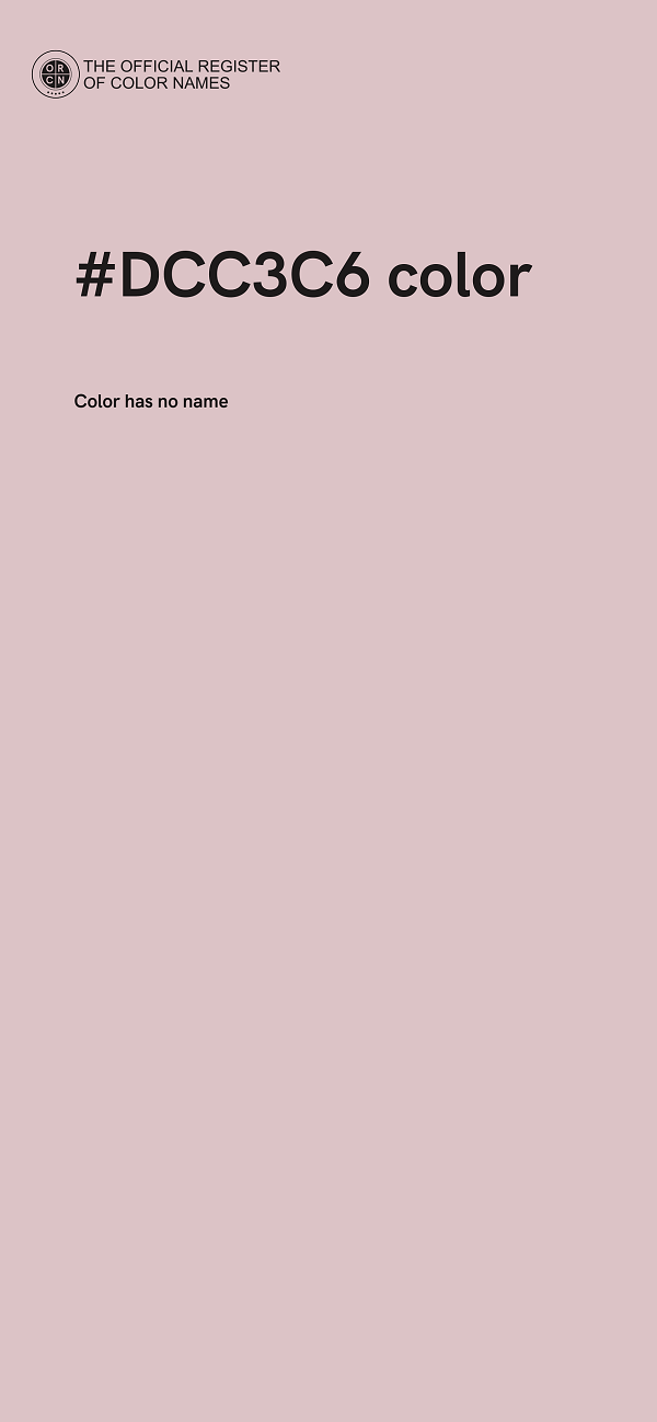 #DCC3C6 color image