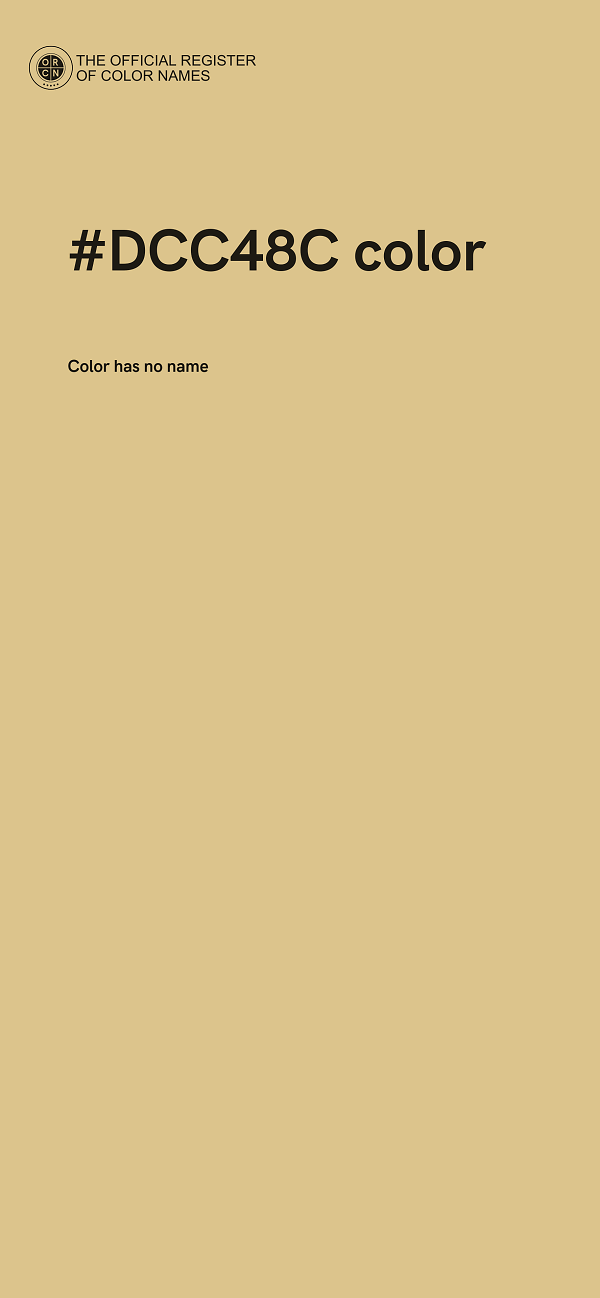 #DCC48C color image