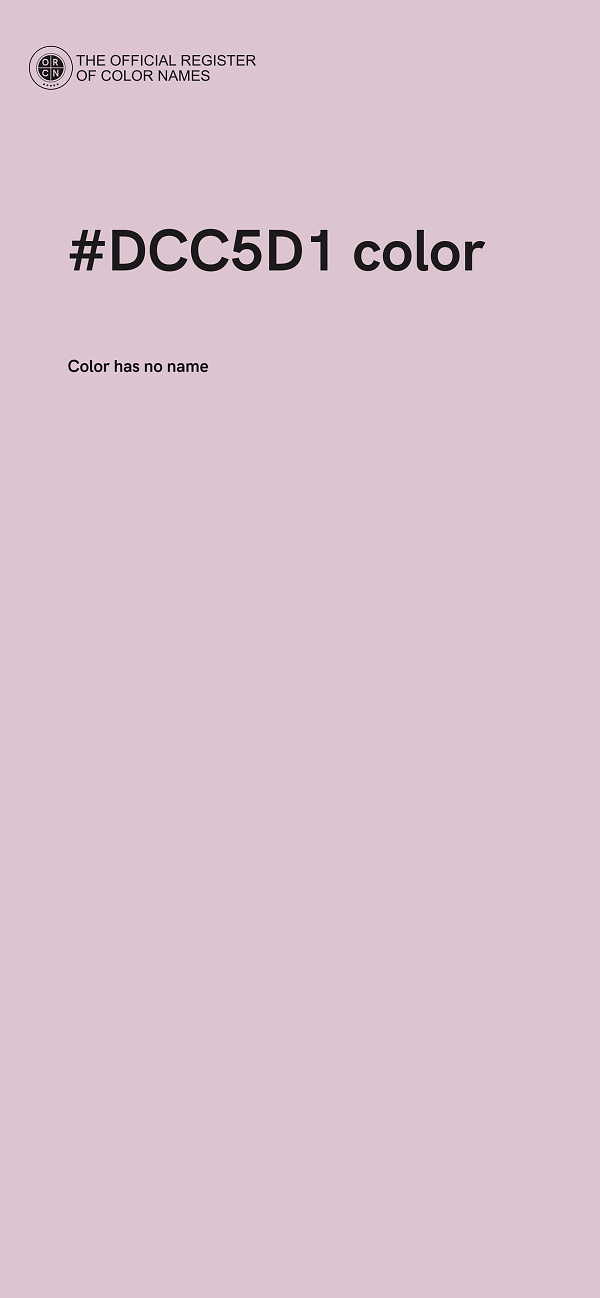 #DCC5D1 color image