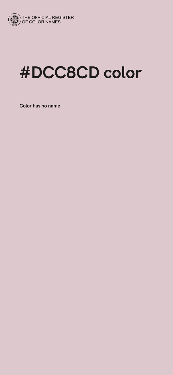 #DCC8CD color image