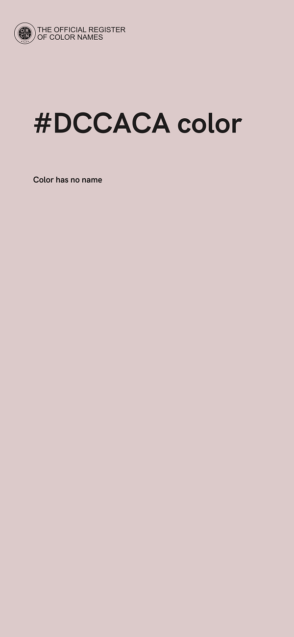 #DCCACA color image