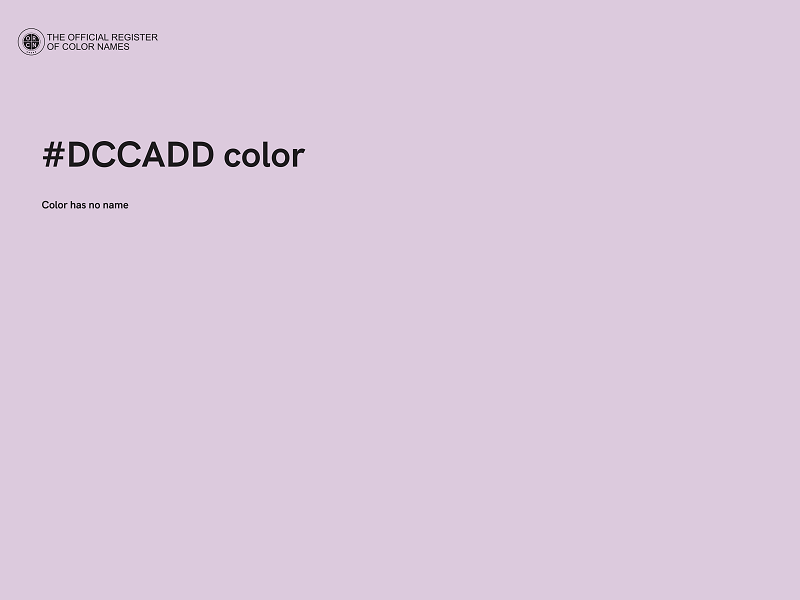 #DCCADD color image