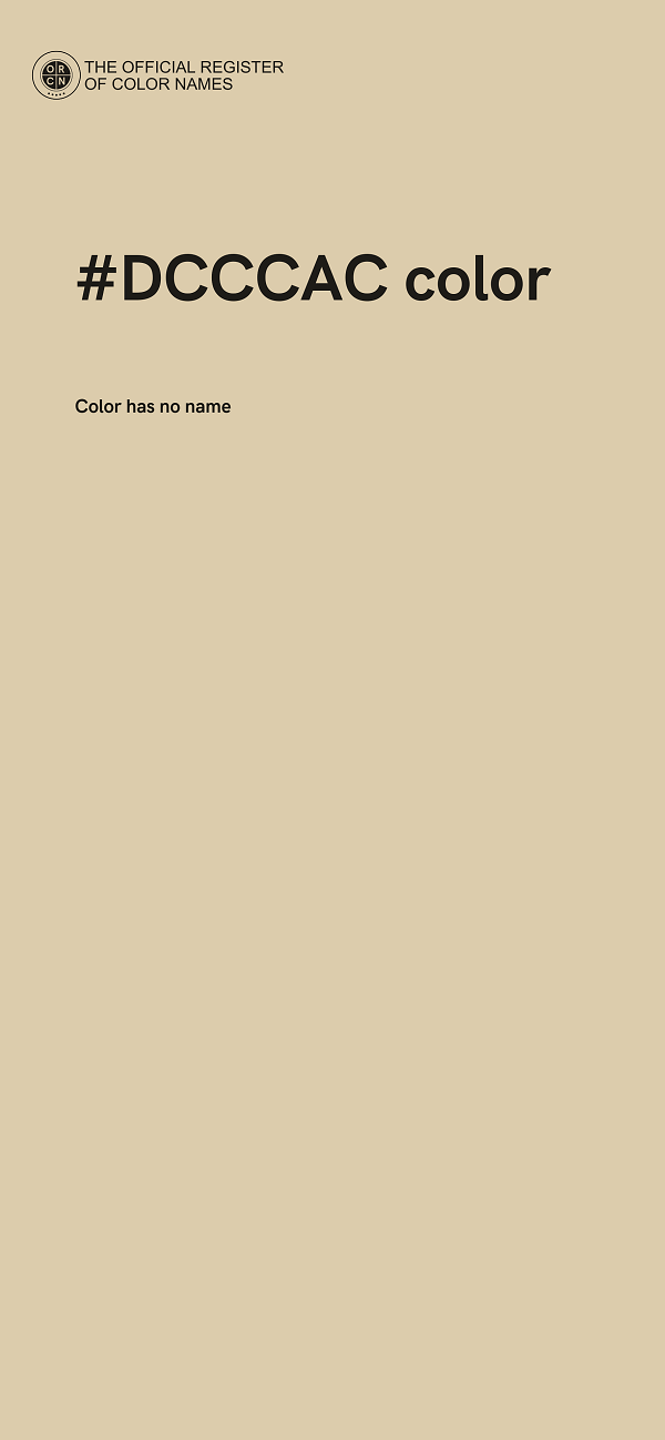 #DCCCAC color image