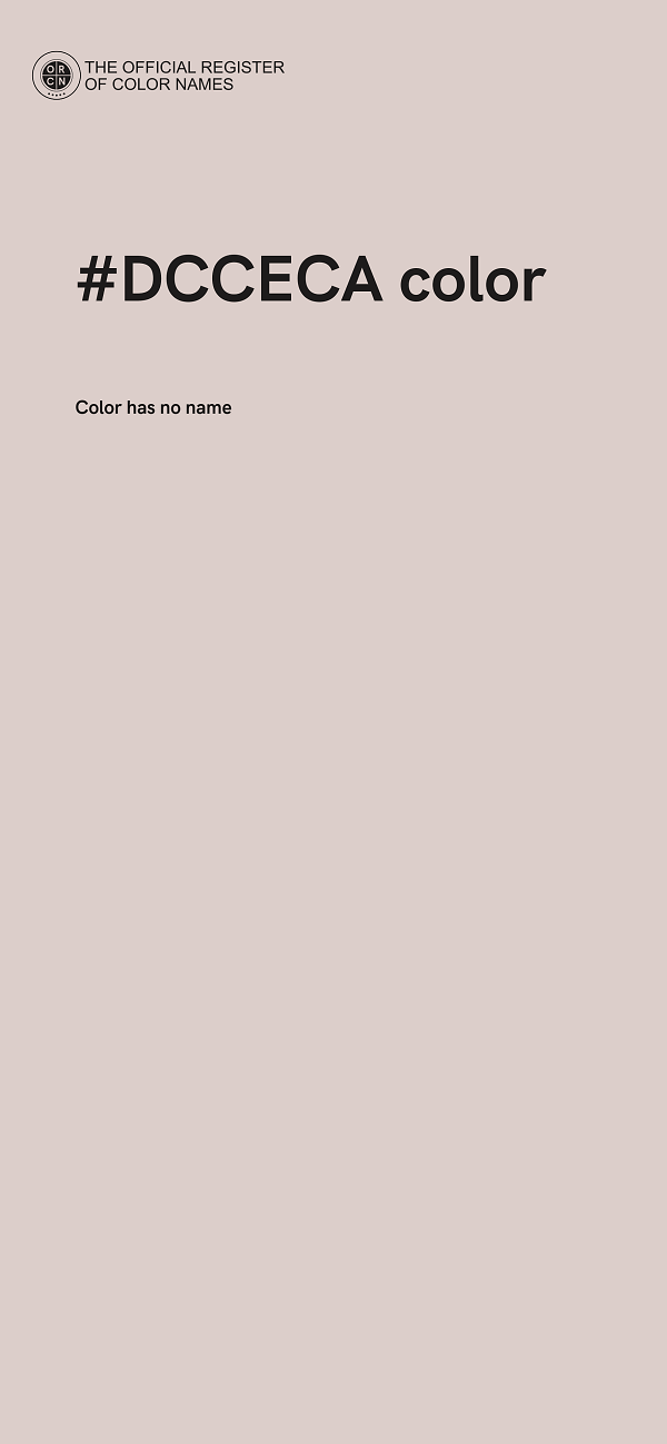 #DCCECA color image