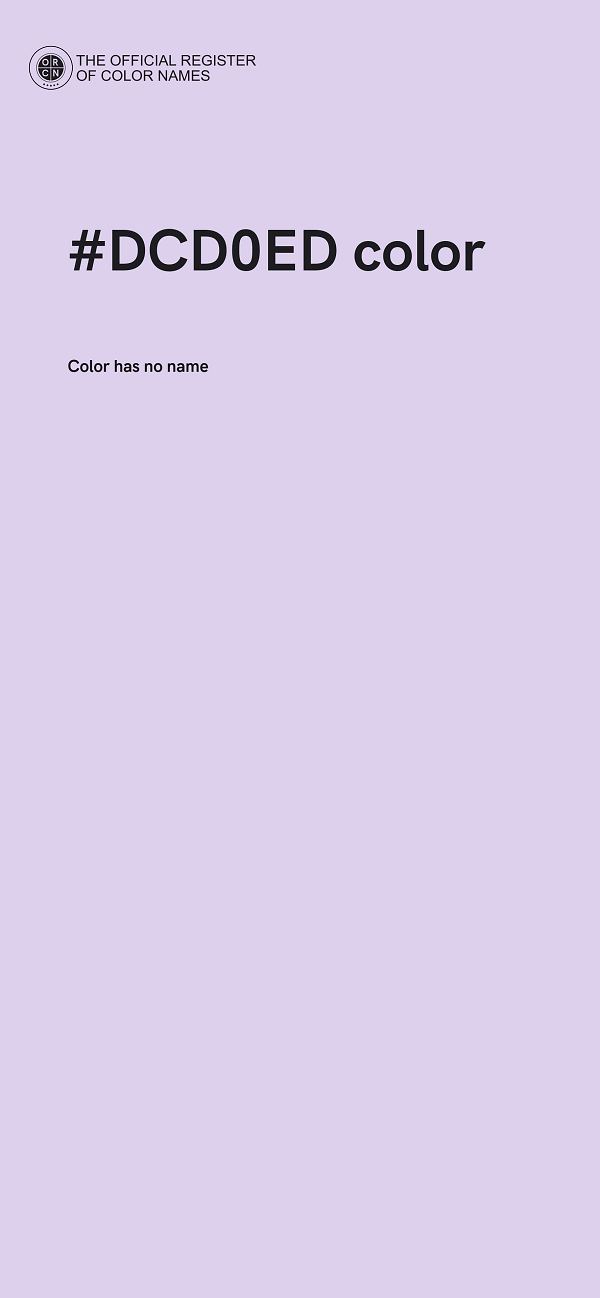 #DCD0ED color image