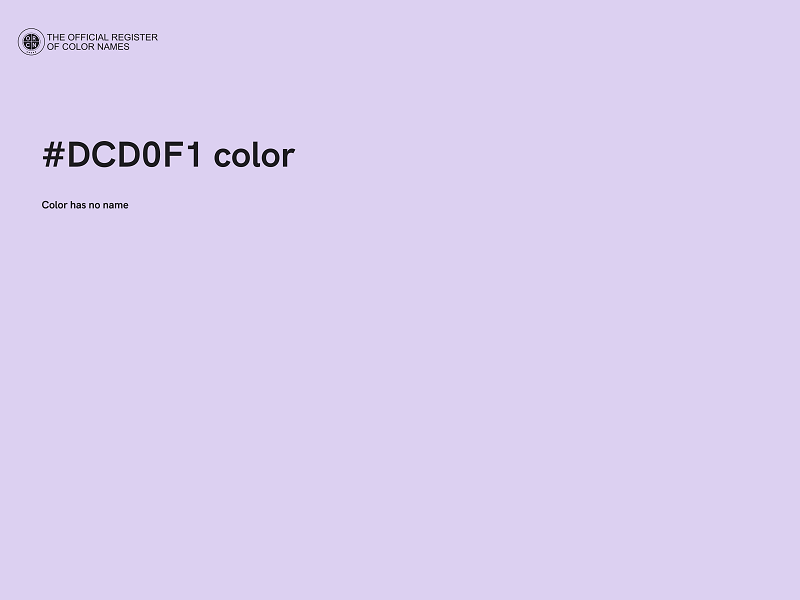 #DCD0F1 color image