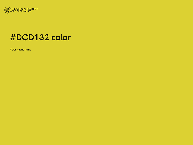 #DCD132 color image