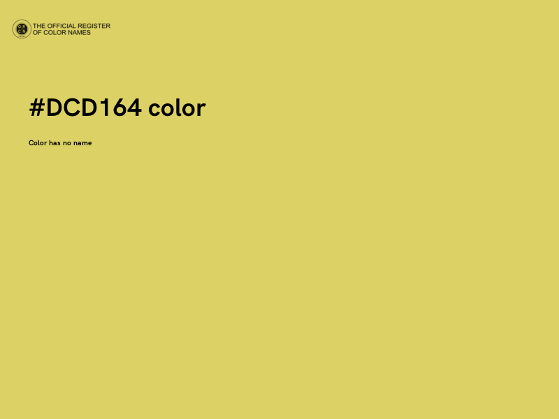 #DCD164 color image