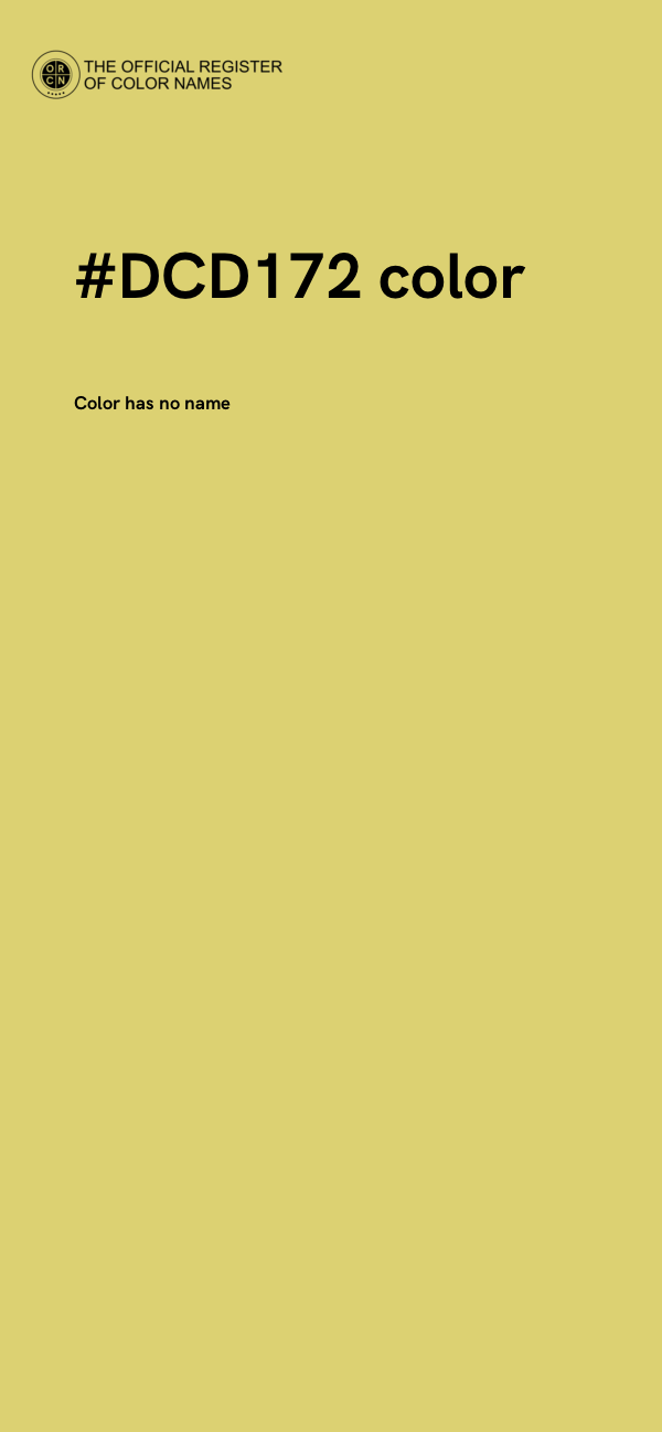 #DCD172 color image