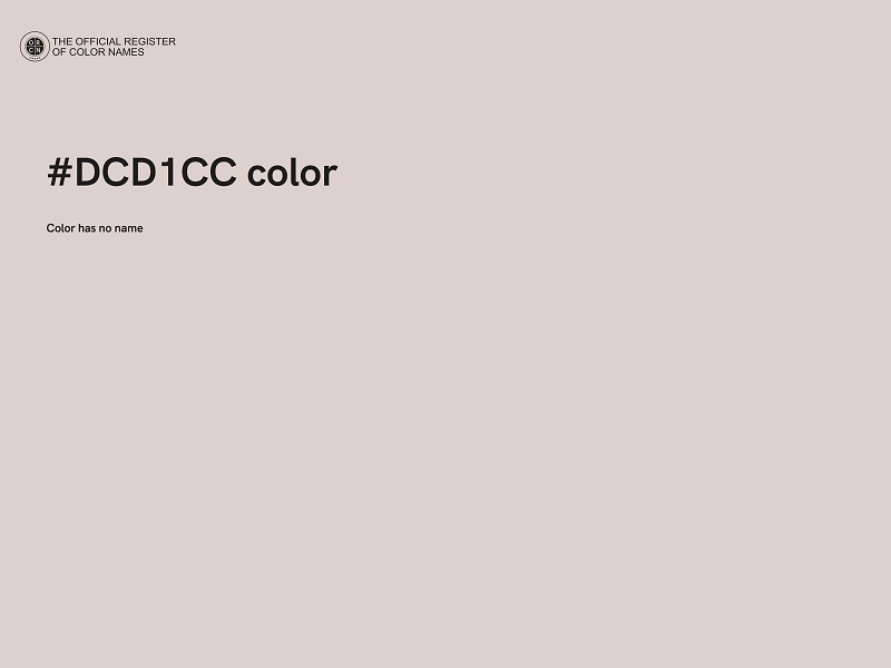 #DCD1CC color image
