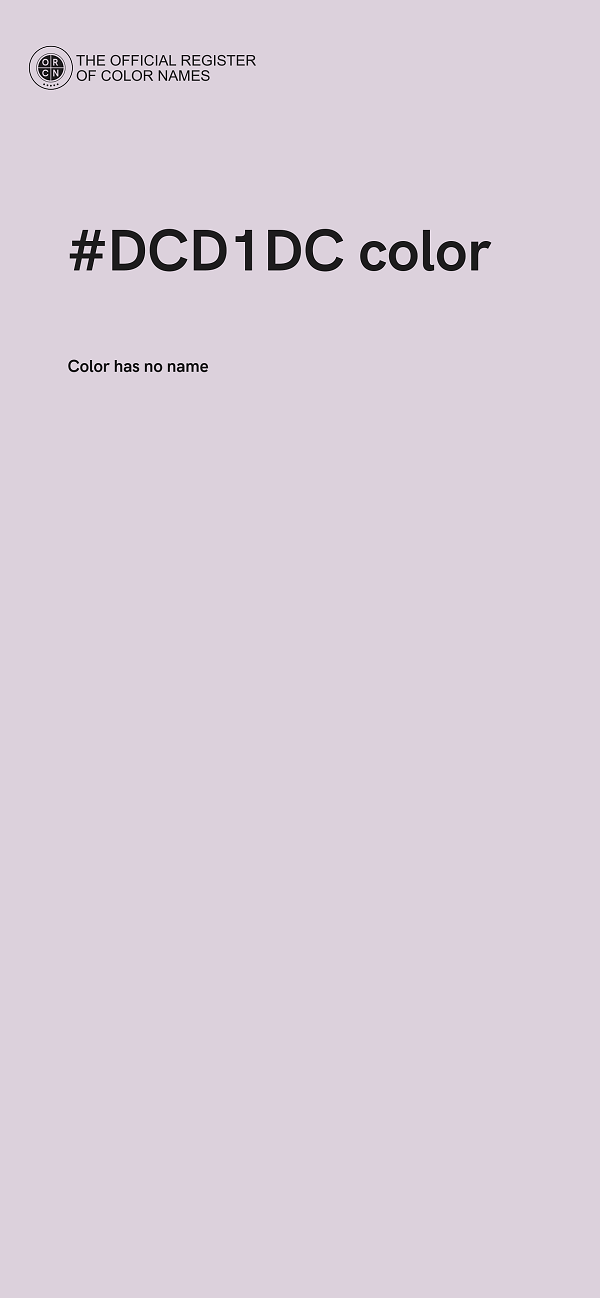 #DCD1DC color image