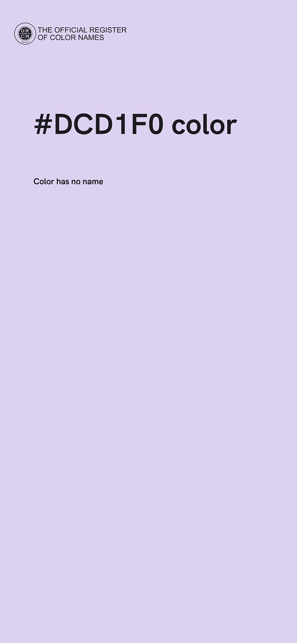 #DCD1F0 color image