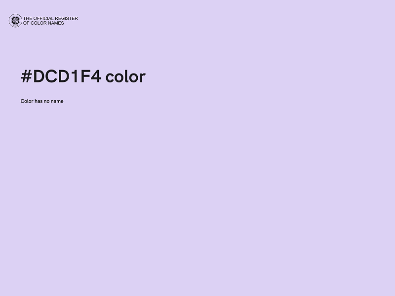 #DCD1F4 color image