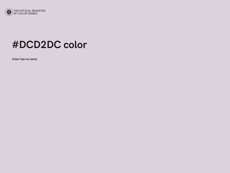 #DCD2DC color image