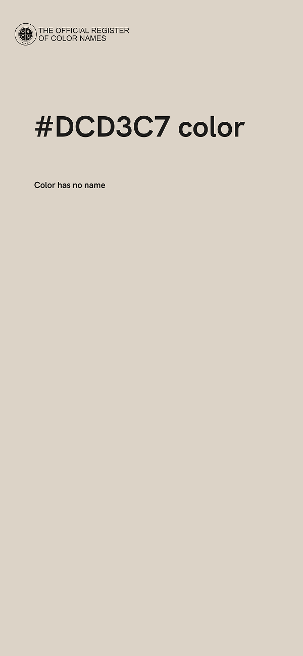 #DCD3C7 color image