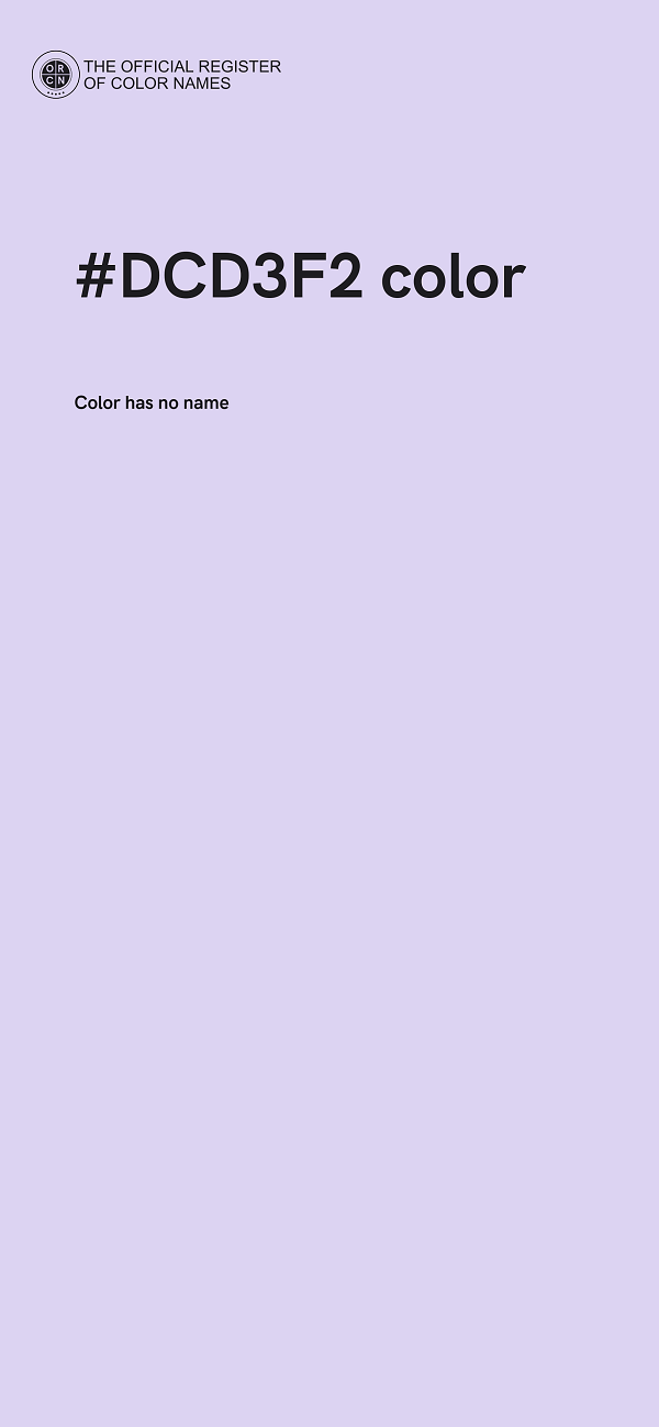 #DCD3F2 color image