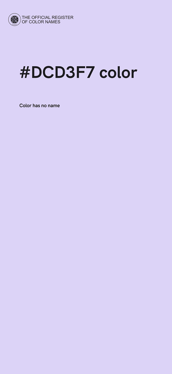 #DCD3F7 color image