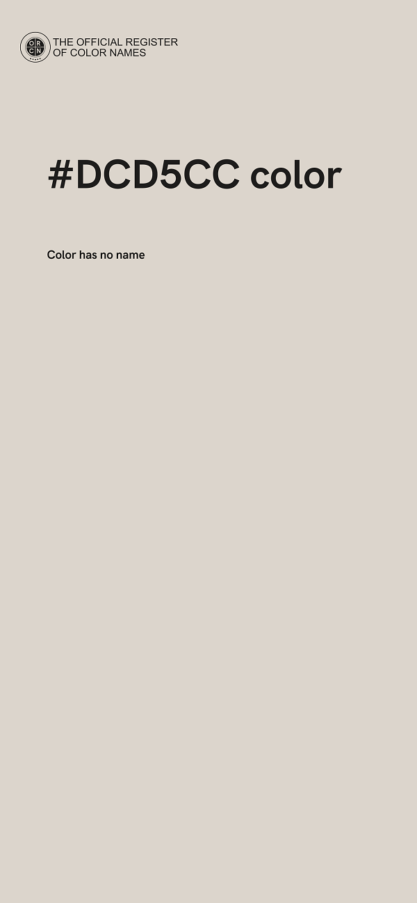 #DCD5CC color image