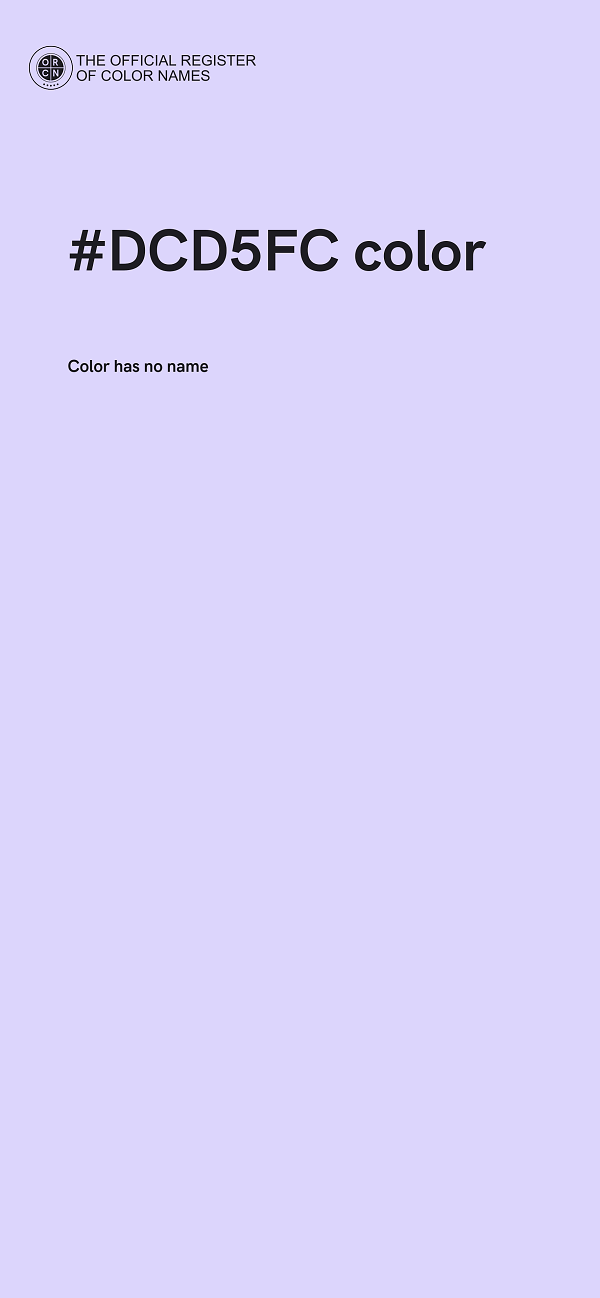 #DCD5FC color image