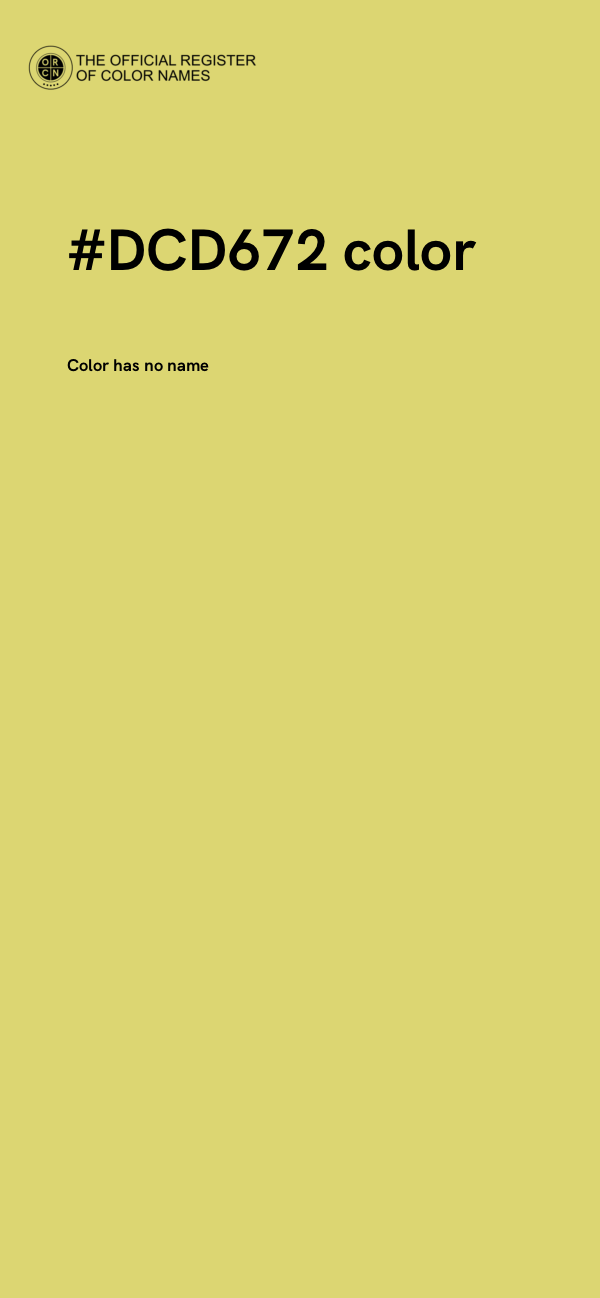 #DCD672 color image