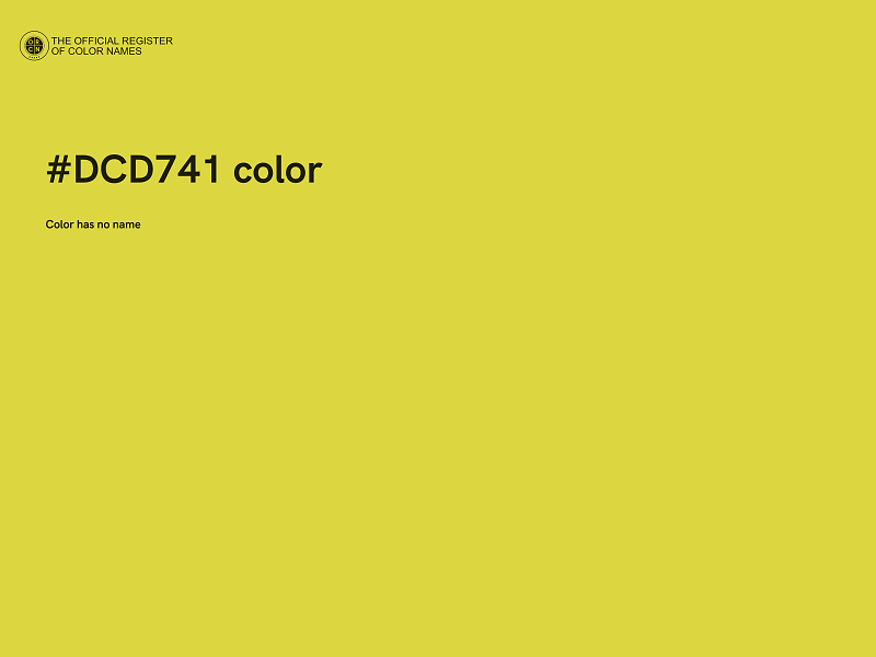 #DCD741 color image