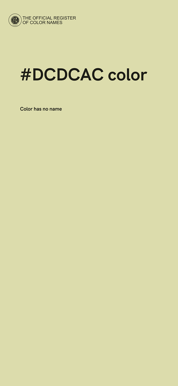 #DCDCAC color image