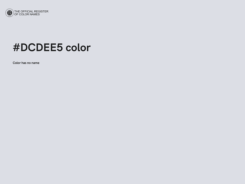 #DCDEE5 color image