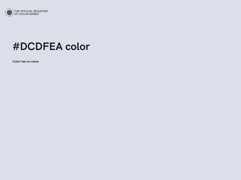 #DCDFEA color image