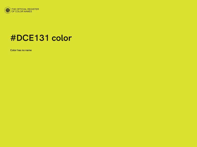 #DCE131 color image