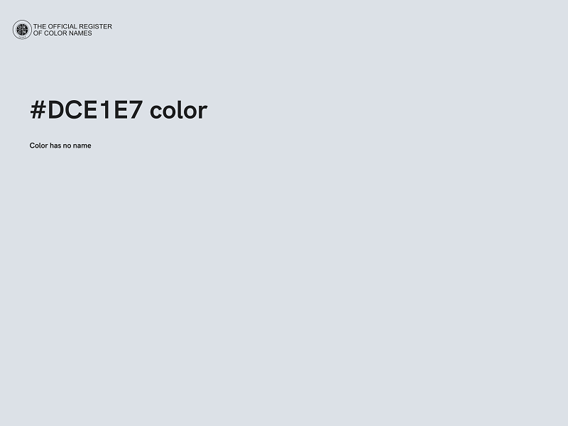 #DCE1E7 color image