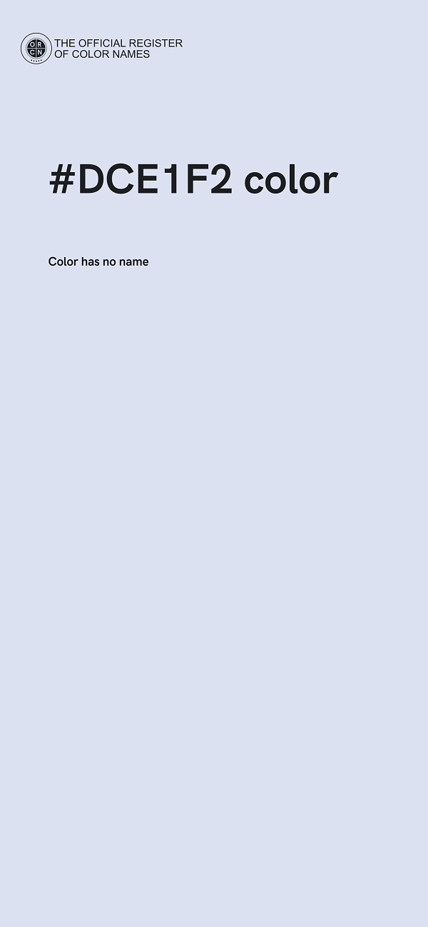 #DCE1F2 color image
