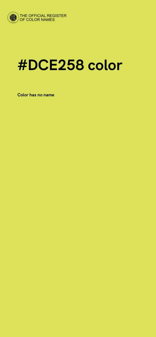 #DCE258 color image