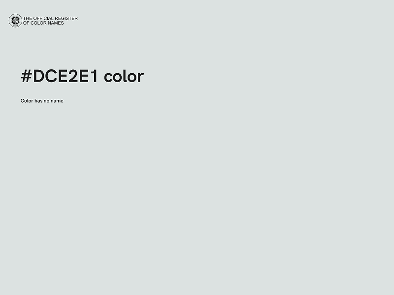 #DCE2E1 color image