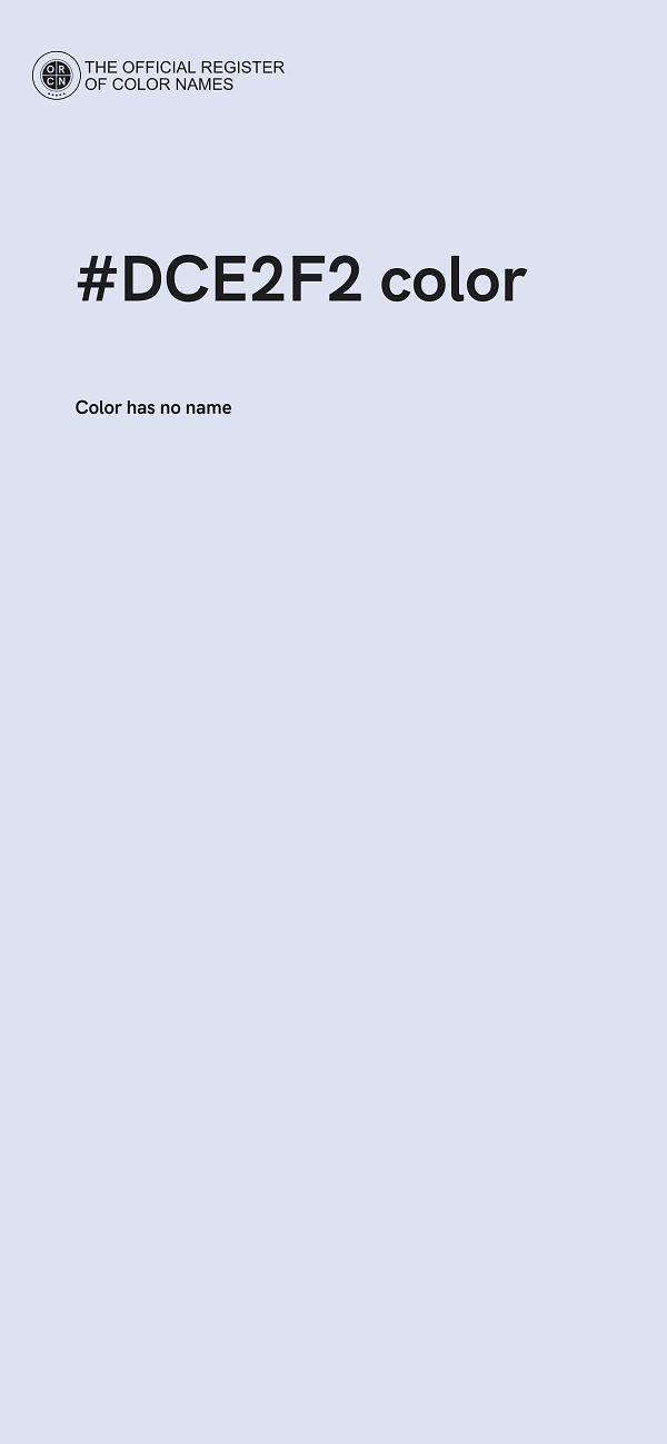 #DCE2F2 color image