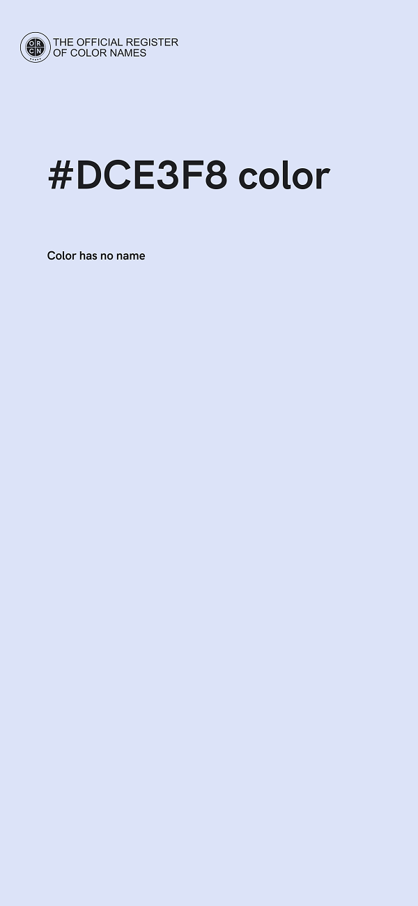 #DCE3F8 color image