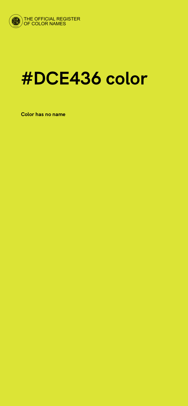#DCE436 color image