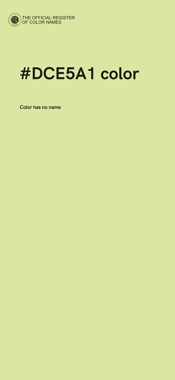 #DCE5A1 color image
