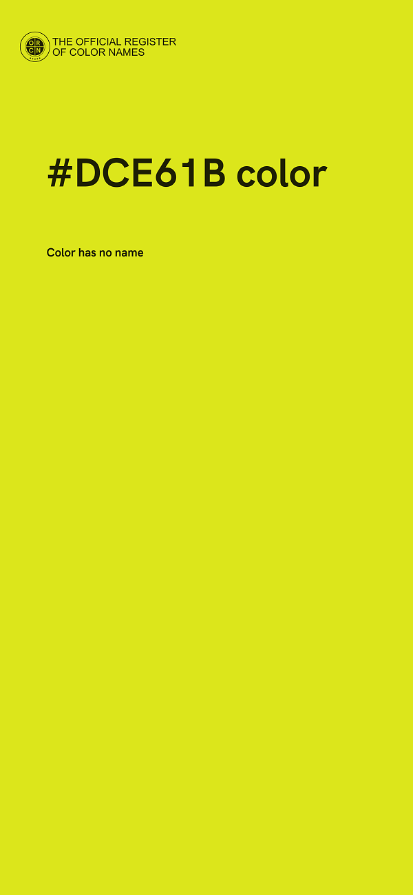 #DCE61B color image