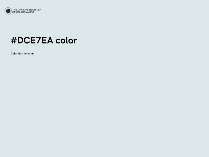 #DCE7EA color image