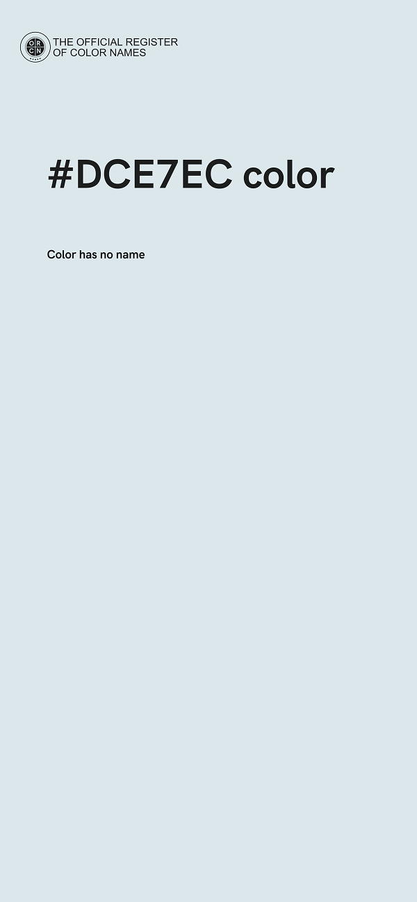 #DCE7EC color image