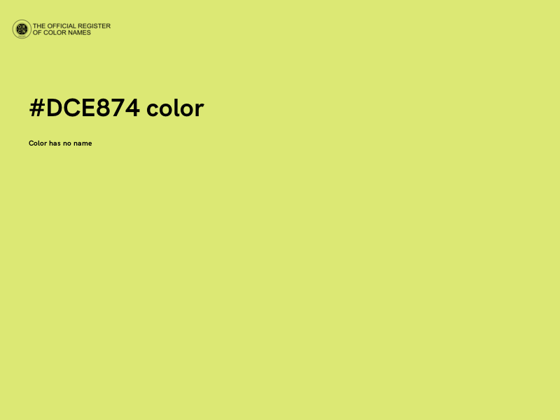 #DCE874 color image