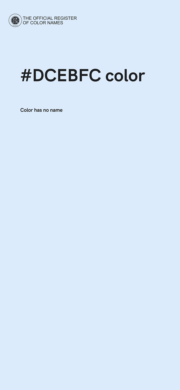 #DCEBFC color image