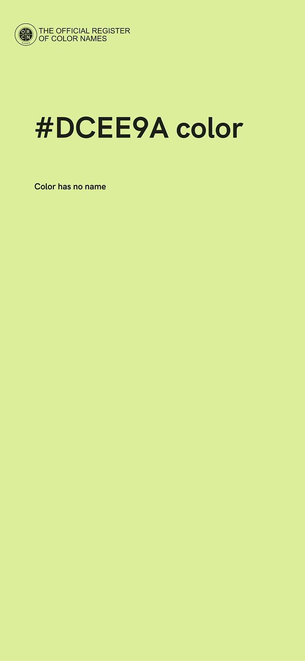 #DCEE9A color image