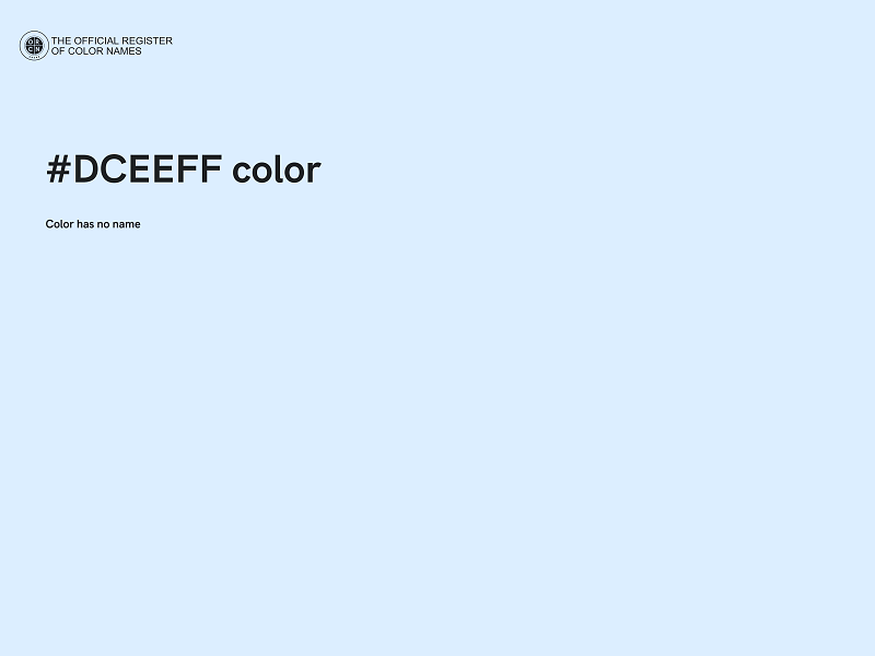 #DCEEFF color image