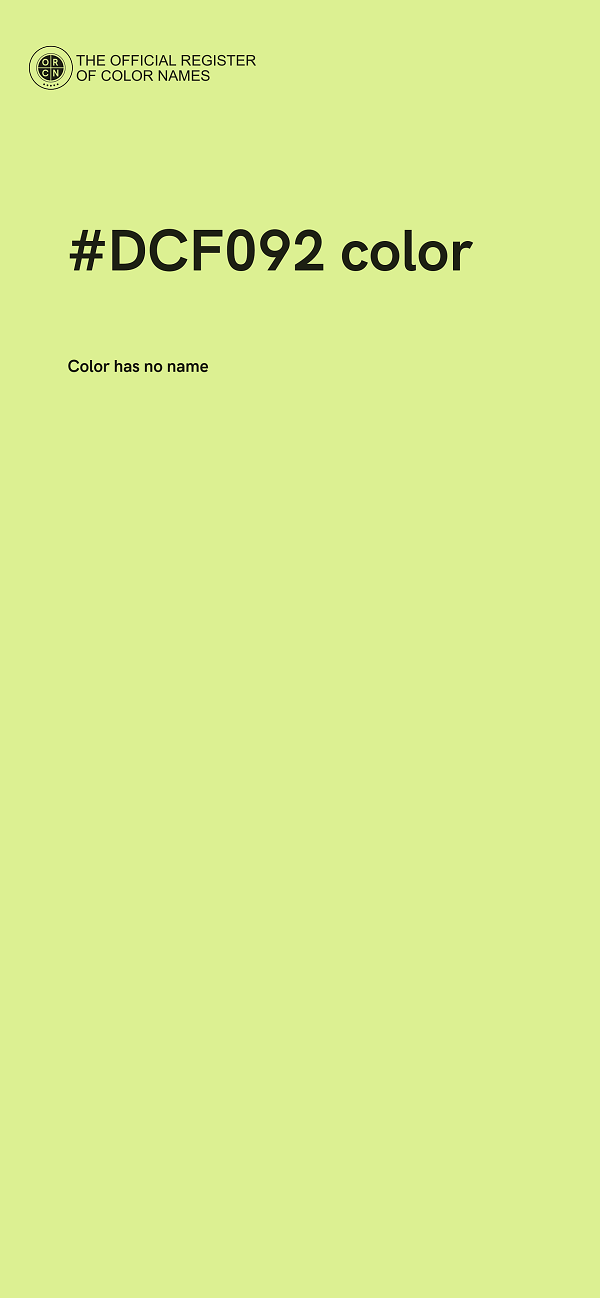 #DCF092 color image