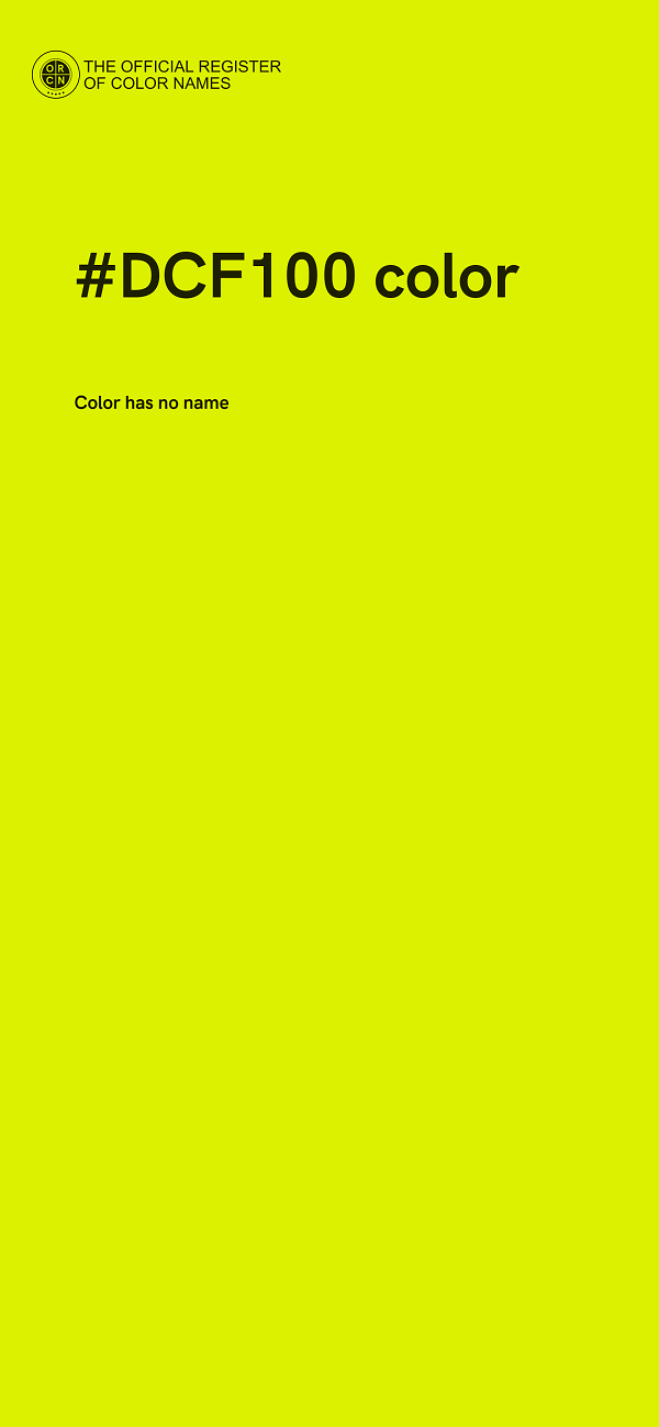 #DCF100 color image