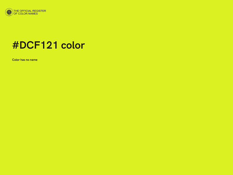 #DCF121 color image