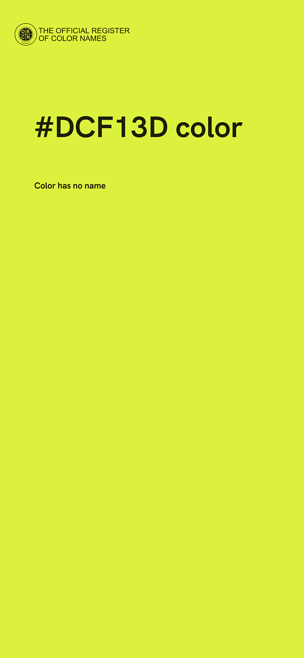 #DCF13D color image