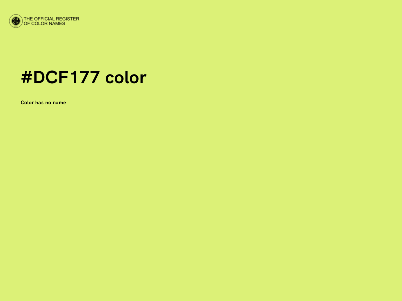 #DCF177 color image